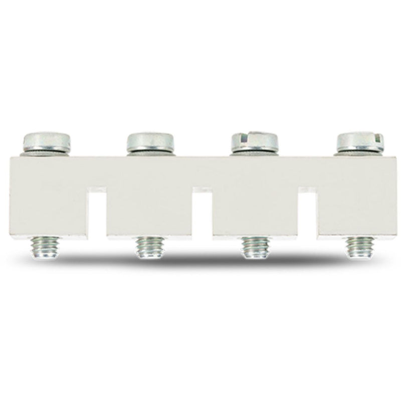 WAGO - Querverbinder/Brücker für Reihenklemme Brücker 4-fach 883-7044 blank,silberfarben − 10 Stück