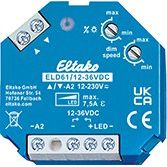 Eltako - Dimmer LED-Dimmschalter ELD61/12-36V DC 12-36V DC
