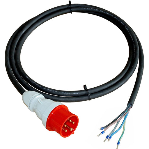 Walther Werke - Netzanschlussleitung CEE-Anschlussleitung 5,0m 39300506050005 Stecker 32A5P400V6h