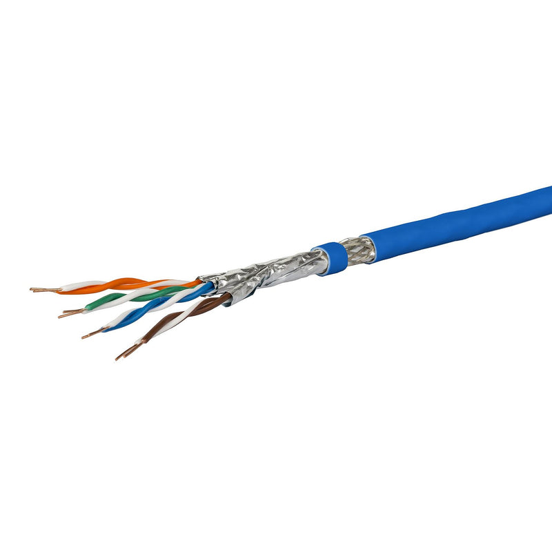 Metz Connect - Daten- und Kommunikationskabel GC1300 plus22 Cat.7A blau GC1300+-4P-Dca-T1000 4P S/FTP AWG22 − 1000 Meter
