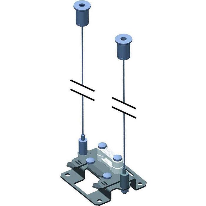 Ridi-Leuchten - Mechanisches Zubehör/Ersatzteile für Leuchten Seilpendel ZSP-B LF-T16-S  − 1 Stück
