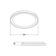 Brumberg Leuchten - Decken-/Wandleuchte LED-Anbaupanel 12208073