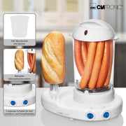 CLATRONIC - Eierkocher Hot-Dog-Maker/Eierkocher CTC HDM 3420 EK N ws − 6 Stück