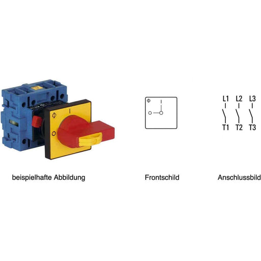 Kraus&amp;Naimer - Lastschalter Hauptschalter KG32A T203/04 FT2 32A,11KW,3pol. − 1 Stück by Kraus&amp;Naimer
