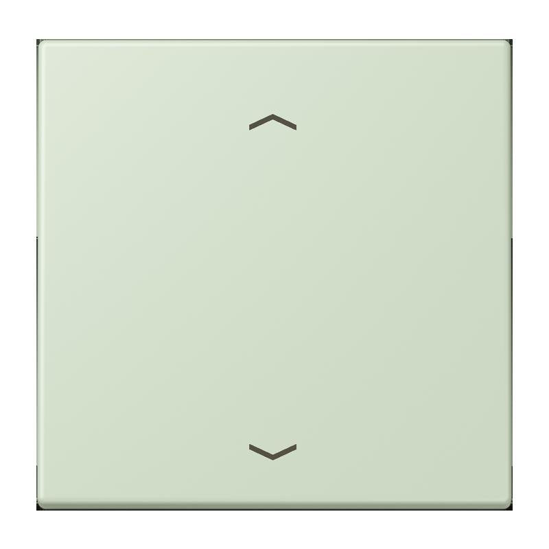 Jung - Abdeckung/Bedienelement für Installationsschalterprogramme Wippe mit Pfeilsymbolen LC 101P 218 vert anglais pale