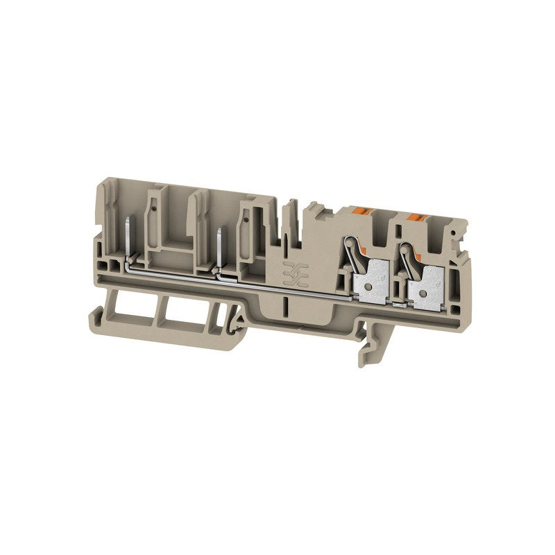 Weidmüller - Durchgangs-Reihenklemme Klemme APGTB 4 FT 4C/2 PUSH IN, 4 mm² − 50 Stück