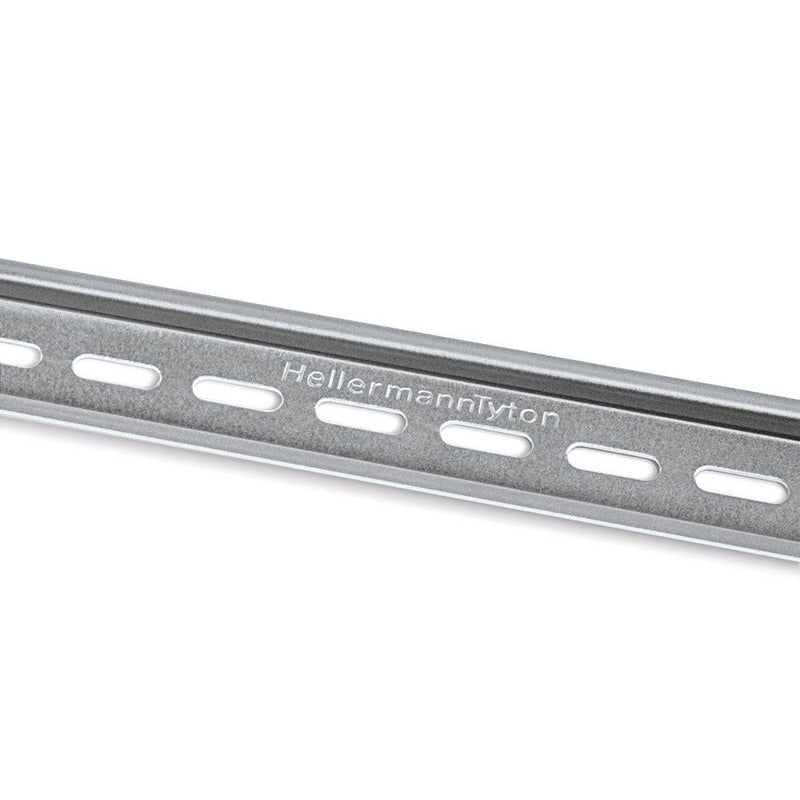 HellermannTyton - Tragschiene gelocht DELTA-3F/BV bandverzinkt 40m − 2 Meter