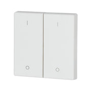 Eaton - Abdeckung/Bedienelement für Installationsschalterprogramme Wippe 2-fach CWIZ-02/45 verkehrsweiss, 1/0