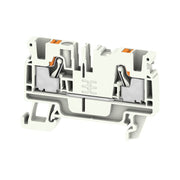 Weidmüller - Durchgangs-Reihenklemme Klemme A2C 4 LTGY PUSH IN, 4 mm² − 100 Stück