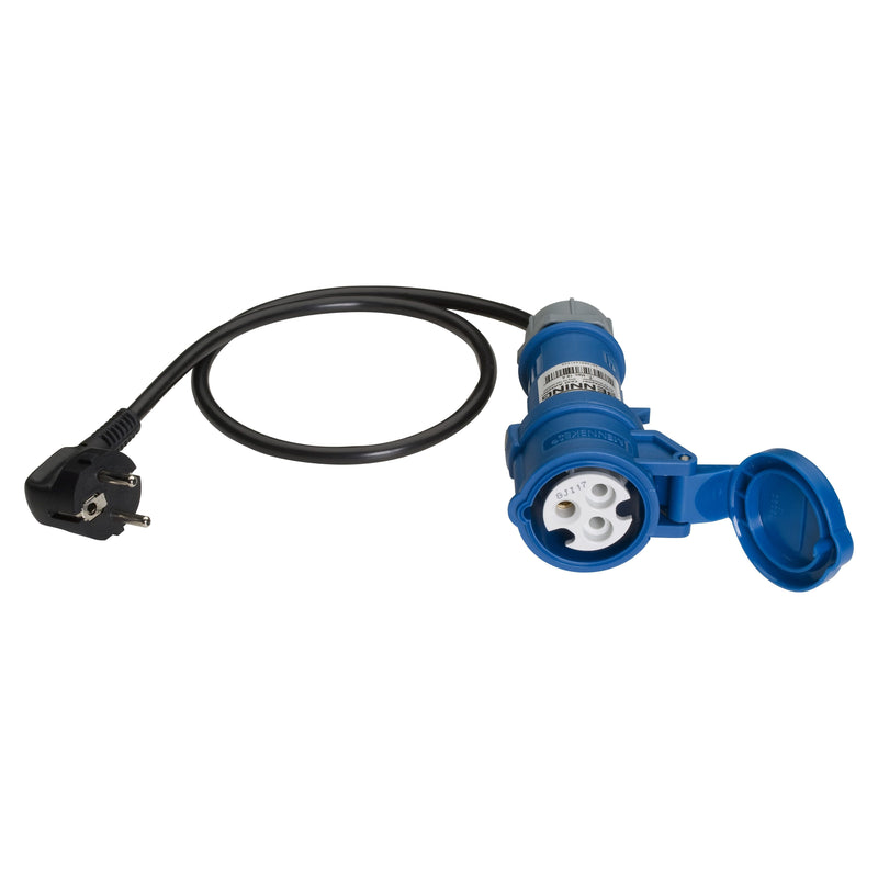 Benning - Adapter für Prüf- und Messgeräte Messadapter 16 A CEE Messadapter 16 A CEE CEE3-pol.-Schutzk