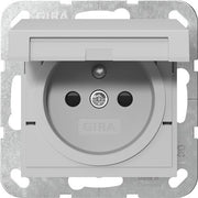 Gira - Steckdose Steckd. Erdstift KD+SH 4488015 Grau