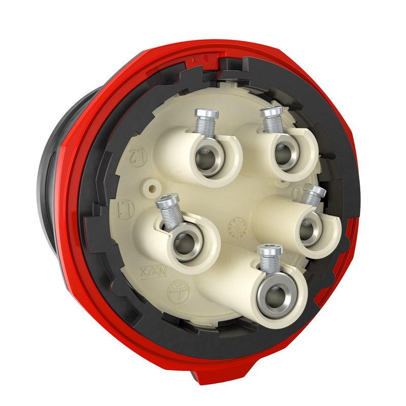 Walther Werke - CEE-Gerätestecker (IEC 60309) CEE NEO Wandgerätestecker FW714506SK 16A 5P 6h IP54 − 10 Stück