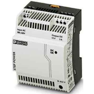 Phoenix Contact - Gleichstromversorgung Stromversorgung STEP-PS/ 1AC/12DC/5 Ausg. 12VDC/5A − 1 Stück