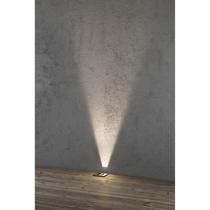 Gnosjö Konstsmide AL - Bodeneinbauleuchte LED-Bodeneinbaustrahler 7960-310 grau, edelstahl