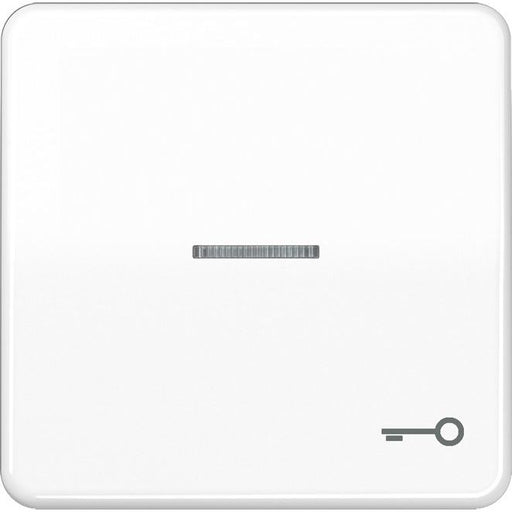 Jung - Abdeckung/Bedienelement für Installationsschalterprogramme Wippe Sym.TÜR/Lichtl.aws CD 590 KO5T WW für beleuchtb.Taster