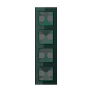 Jung - Abdeckrahmen Glasrahmen 4fach AC 584 GL SG smaragdgrün