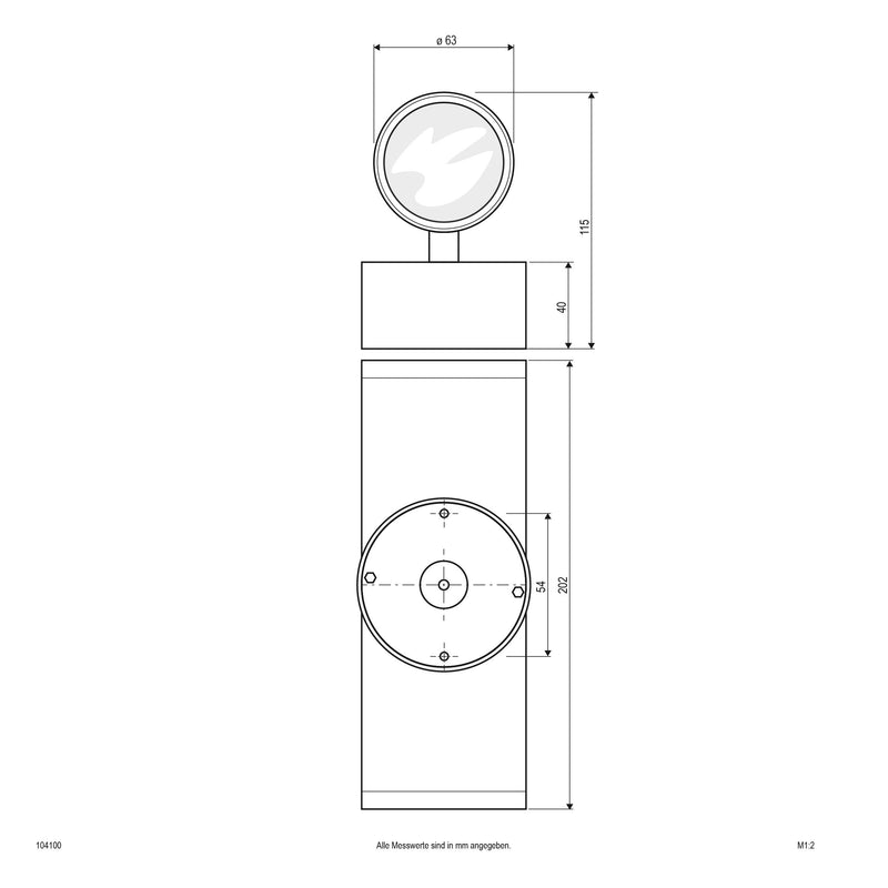 EVN Lichttechnik - Decken-/Wandleuchte Wandleuchte 2-flg. eds 104100 230V GU10 35W IP65
