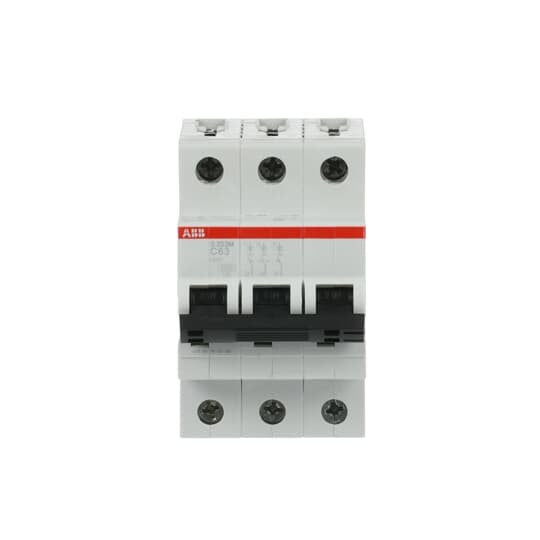 ABB Stotz S&J - Leitungsschutzschalter Sicherungsautomat S203M-C63 10kA 63A C 3p