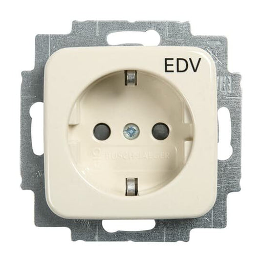 Busch-Jaeger - Steckdose Steckdosen-Einsatz EDV 20 EUC/DVKS-212 erh.berühr.Schutz,ws