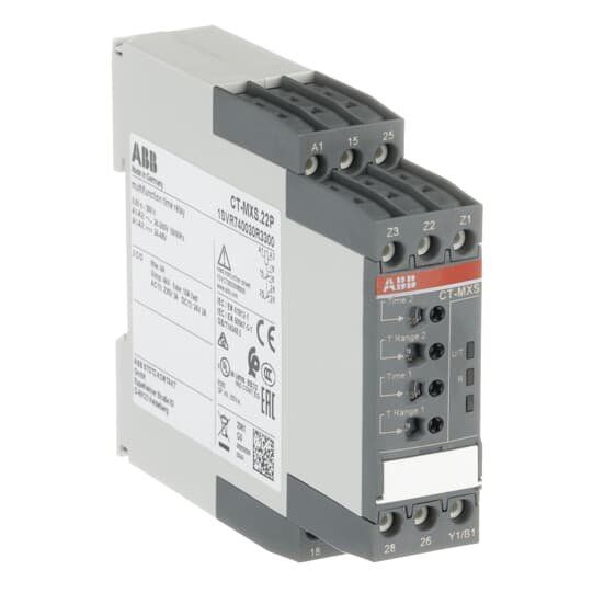 ABB Stotz S&J - Zeitrelais Multifunktionzeitrelais CT-MXS.22P 24-48VDC 24-240VAC