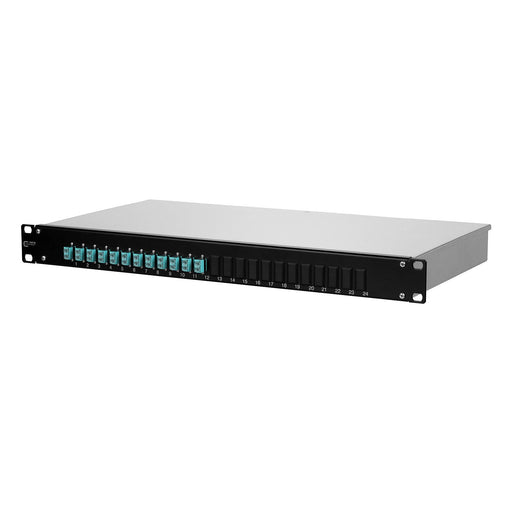 Metz Connect - Patchpanel LWL Patchfeld VIK 1502507712-B 12xLC-Duplex OM3 sw