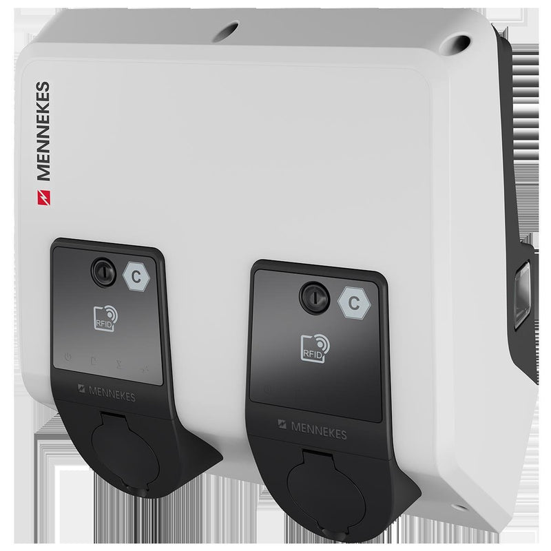 Mennekes E-Mobil - Ladestation E-Mobility Twincharge Doppelwallbox AMTProfTCXPnC22atiTw AMTRON