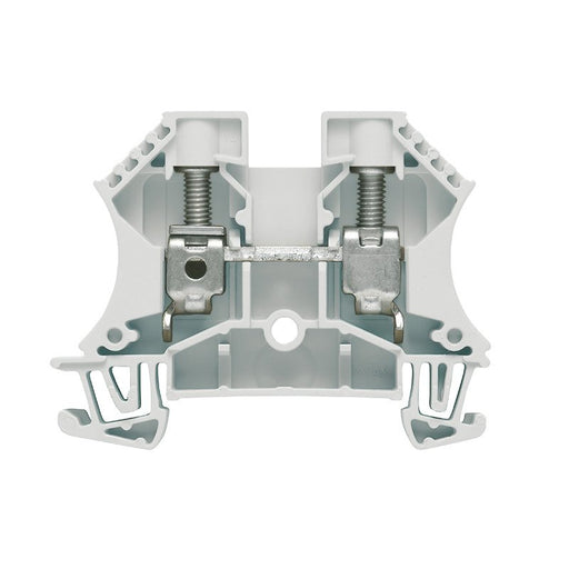 Weidmüller - Durchgangs-Reihenklemme Klemme WDU 10 GR Schraubanschl.,10mm² − 50 Stück