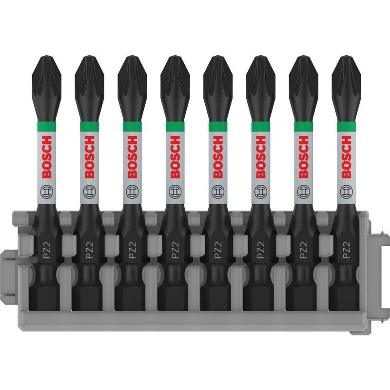 Bosch - Bit-Set PRO Pozidriv Impact Bit, 2608522331 PZ2, 55 mm, 8-tlg