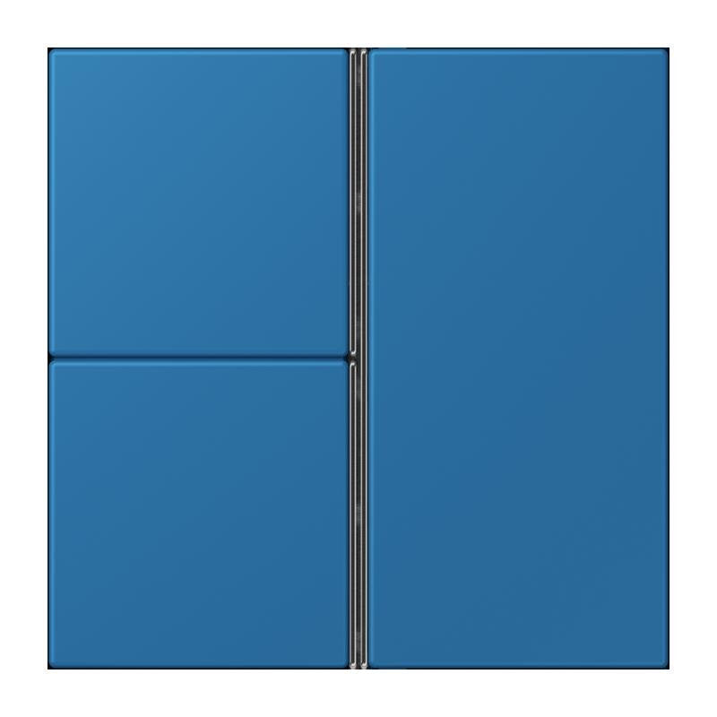 Jung - Abdeckung/Bedienelement für Installationsschalterprogramme Tastensatz 3fach LC 403 TSA 211 bleu ceruleen 31