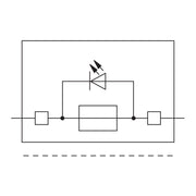 WAGO - Bauelementestecker Sicherungsstecker 280-854/281-414 Leuchtanzeige,grau − 100 Stück