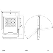 EVN Lichttechnik - Downlight/Strahler/Flutlicht LED-Fluter LFE1500940 4000K