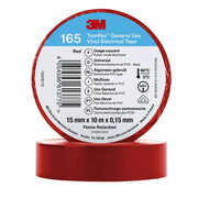 3M - Klebeband PVC Elektro-Isolierband Temflex165 rot15X10 165RD1E