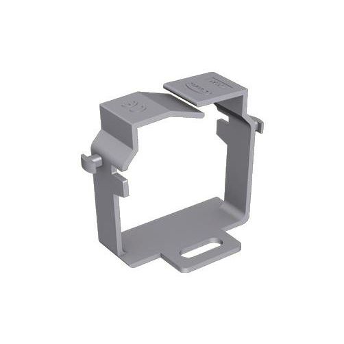 Unex - Halteklammer für Verdrahtungskanal Drahthalteklammer gr 40884 RAL7030 für 80x40