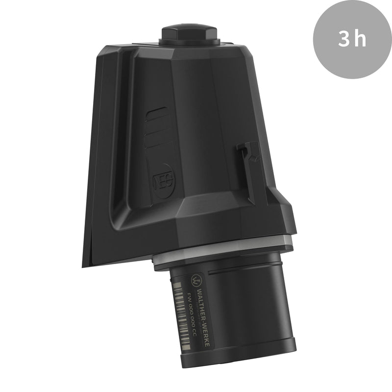 Walther Werke - CEE-Gerätestecker (IEC 60309) CEE NEO Wandgerätestecker FW710303SK schräg 16A 3P 3h