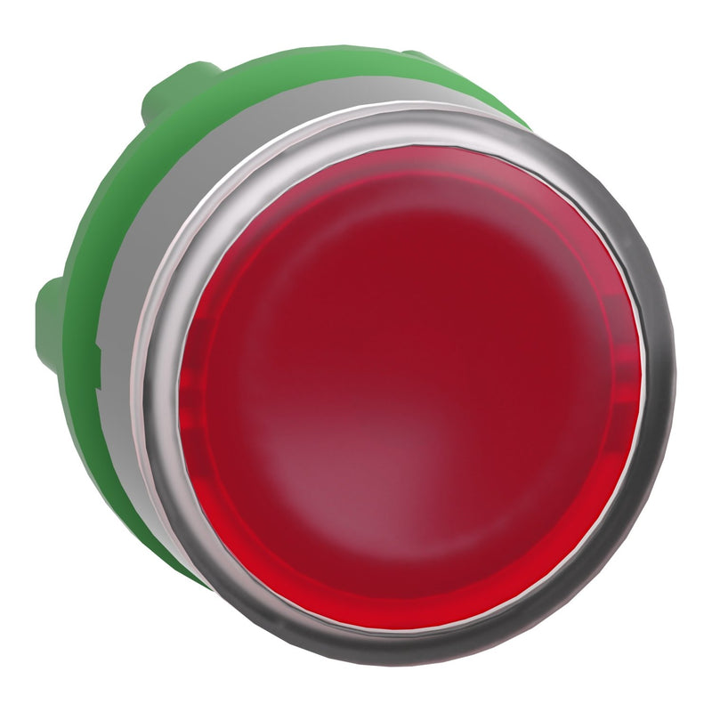 Schneider Electric - Frontelement für Drucktaster Leuchtdrucktaster ZB5AW343C0 rot, 22mm, in grau