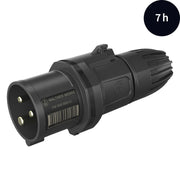 Walther Werke - CEE-Stecker (IEC 60309) CEE NEO Stecker FW211307SK 16A 3P 7h IP54 − 10 Stück