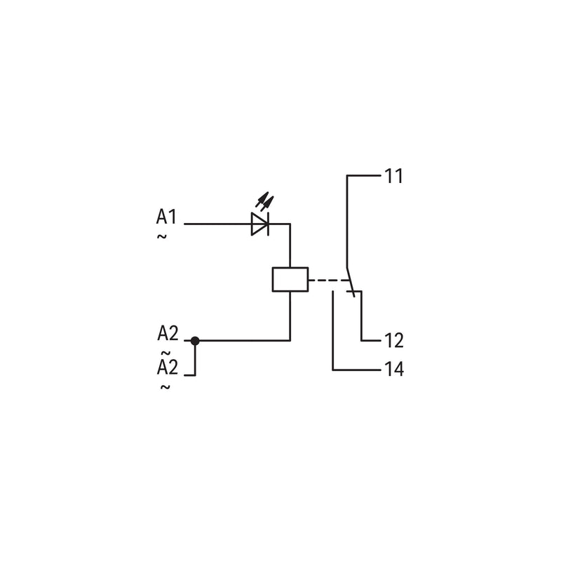 WAGO - Schaltrelais Relaismodul 286-507 AC 115 V