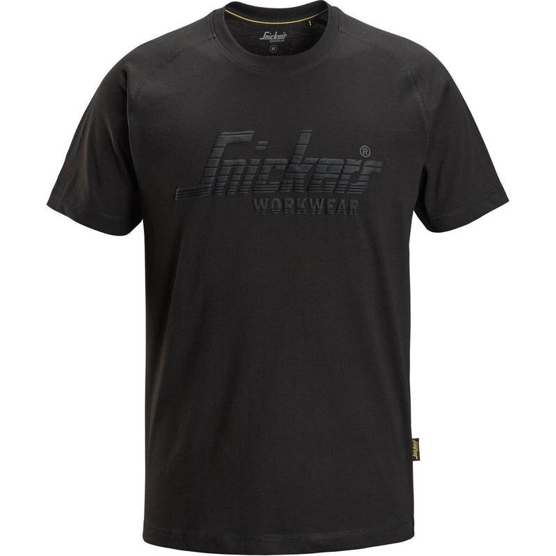 Snickers Workwear - T-Shirt Logo T-Shirt 25900400009 3XL,schwarz