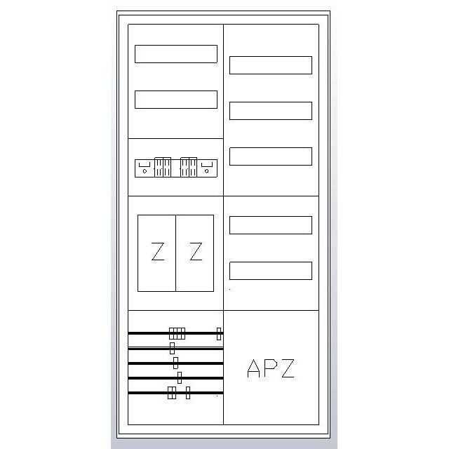 ABN - Zähler-Komplettschrank Zählerschrank S27EA420 eHZ 2Z 1V 1APZ