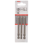 Bosch - Bit Schrauberbit Extra-Hart PH 2607001537 3, 89 mm, 3er-Pack