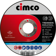 Cimco Werkzeuge - Trennscheiben-Set Trennscheiben EDELSTAHL 206842 (VE10) 10x 125x1,0mm