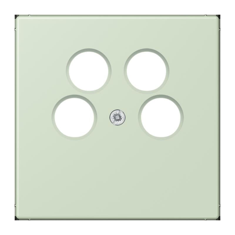 Jung - Einsatz/Abdeckung für Kommunikationstechnik Abdeckung für SAT-TV LC 990-4 SAT2 218