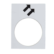 Schneider Electric - Bezeichnungsschild für Befehlsgeräte Symbolschild ZB2BY4964 sw