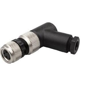 Ipf Electronic - Rundsteckverbinder, feldkonfektionierbar (Industriesteckverbinder) Kabeldose, abgewinkelt, VK003170 Selbstkonfektionierb