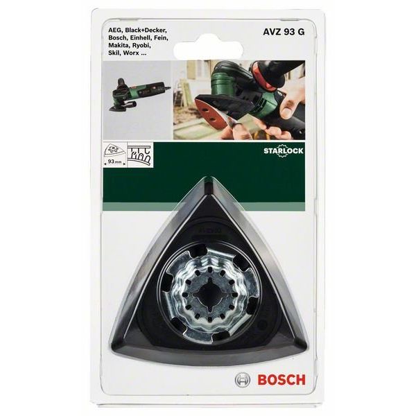 Bosch - Systemzubehör für Schleifen/Polieren (Akku/elektrisch/Druckluft) Schleifplatte Starlo 2609256956 AVI 93 G, 93mm