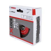 Bosch - Rotierende Drahtbürste PRO Metal clean X-Lock 2608620732 Scheibenbürste 115 x