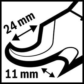 Bosch - Blatt für Oszillierer Multi Messer Straloc 2609256D22 ASZ 32 SC, 24x11mm