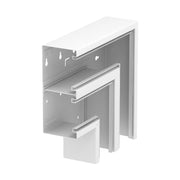 OBO Bettermann - Flachwinkel für Geräteeinbaukanal Flachwinkel GS-DFF90210RW fallend symmetrisch