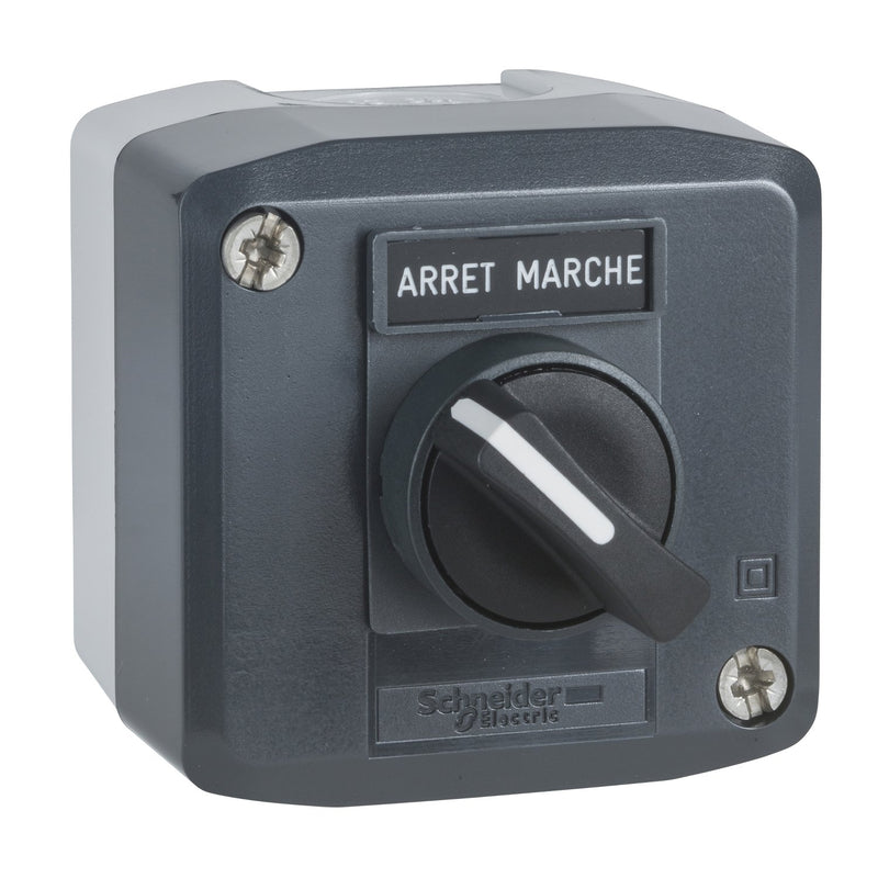 Schneider Electric - Befehls- und Meldegeräte-Kombination im Gehäuse Gehäuse m.Wahlschalter XALD132 1S (AUS-EIN)