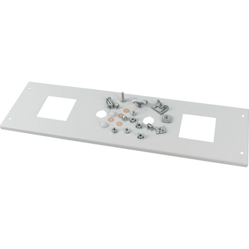 Eaton - Frontplatte (Schaltschrank) Frontblende +Einbausatz XME0606CM2 Mess 2x72 grau